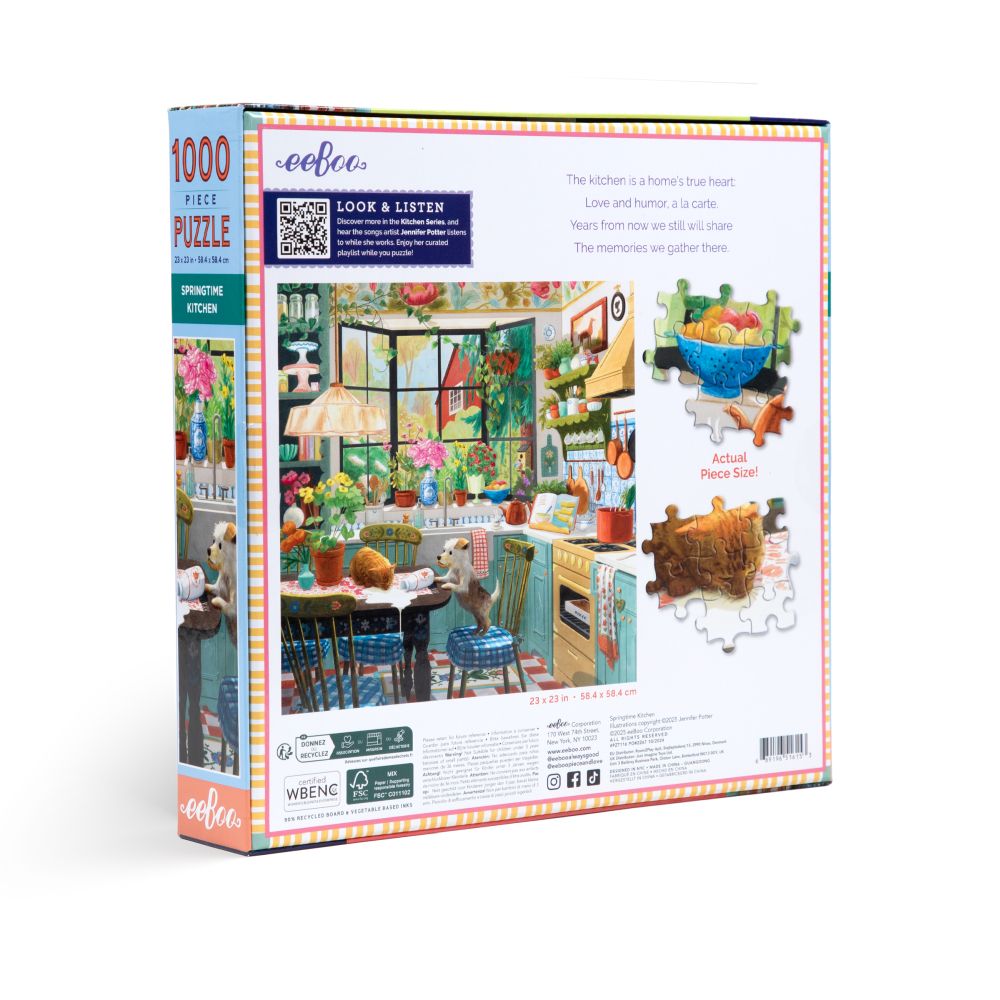 1000pc Puzzle - Springtime Kitchen
