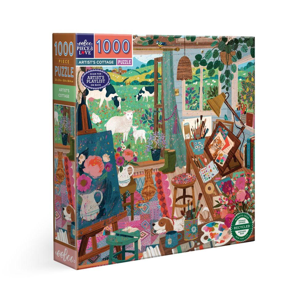 1000 Pc Puzzle - Artist's Cottage