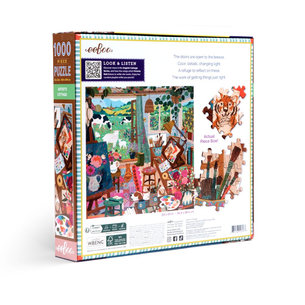 1000 Pc Puzzle - Artist's Cottage