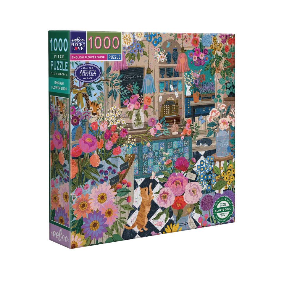 1000pc Puzzle -English Flower Shop