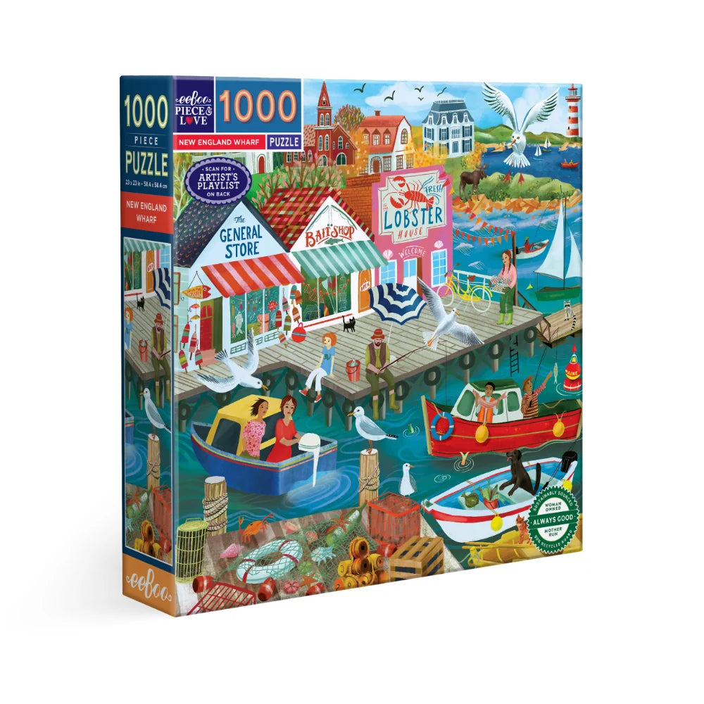 1000pc Puzzle - New England Wharf