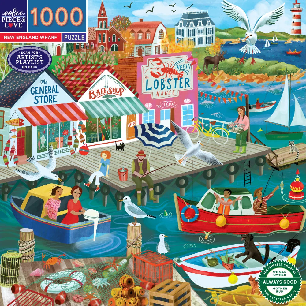 1000pc Puzzle - New England Wharf