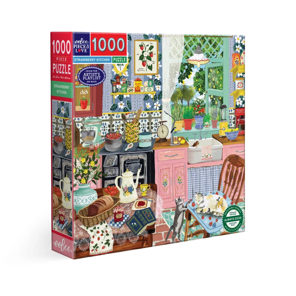 1000pc Puzzle - Strawberry Kitchen