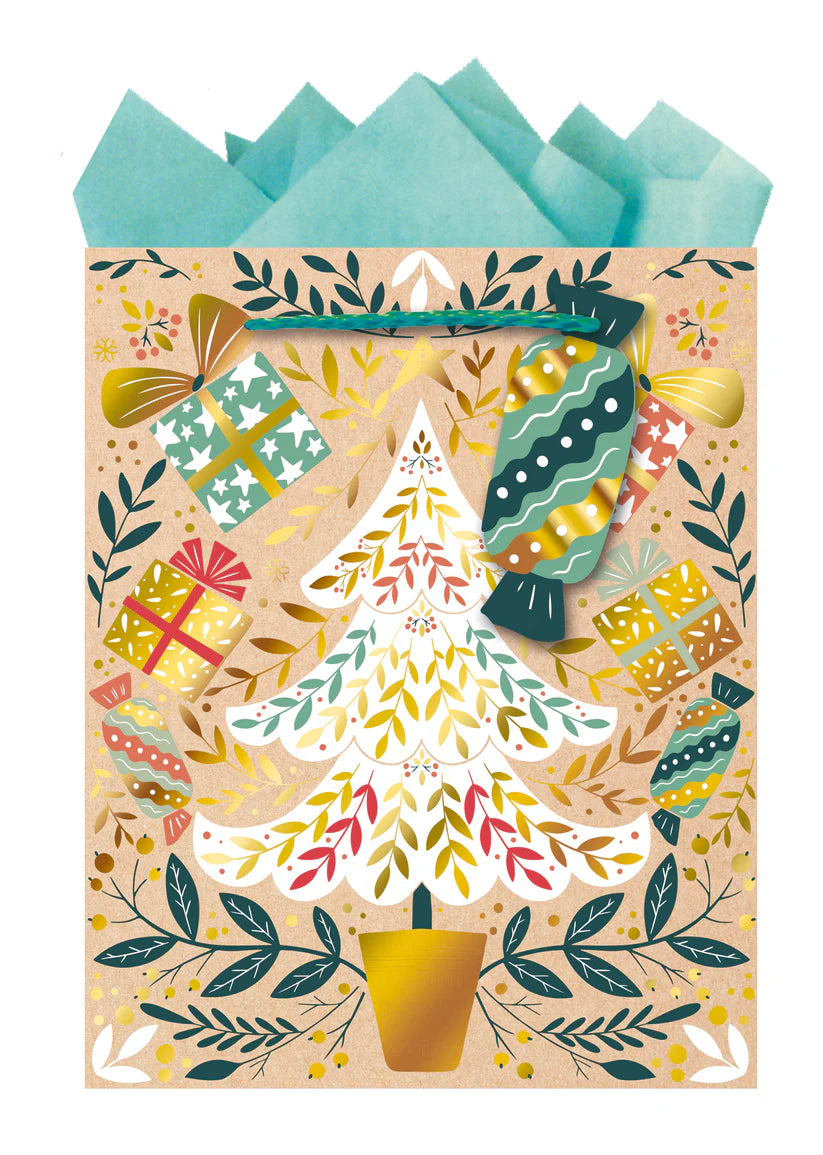 Gift Bag Medium - Winter Folk