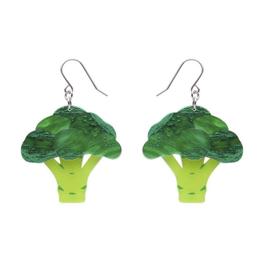 In Praise of Veg Drop Earrings - Brocc Star