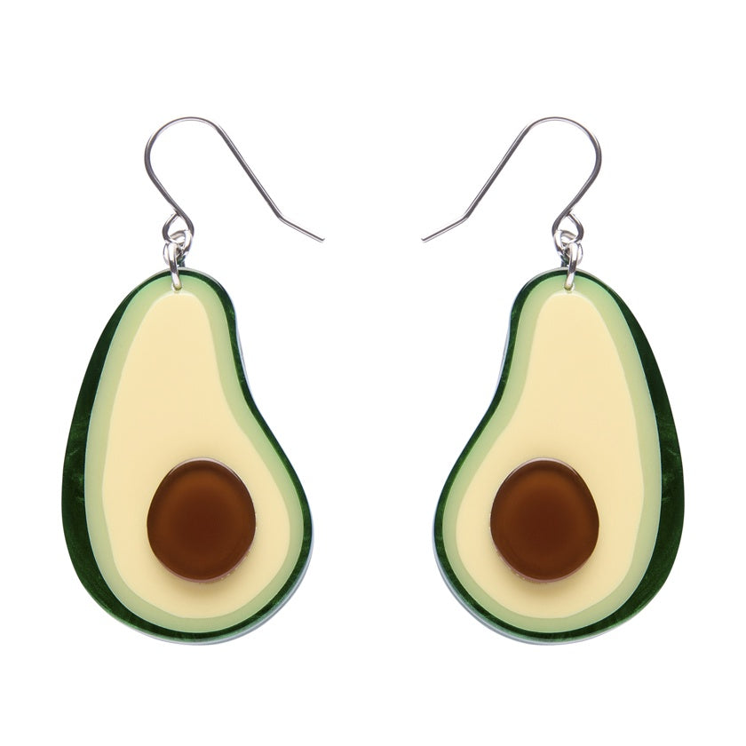 In Praise of Veg Drop Earrings - Avocado Affair