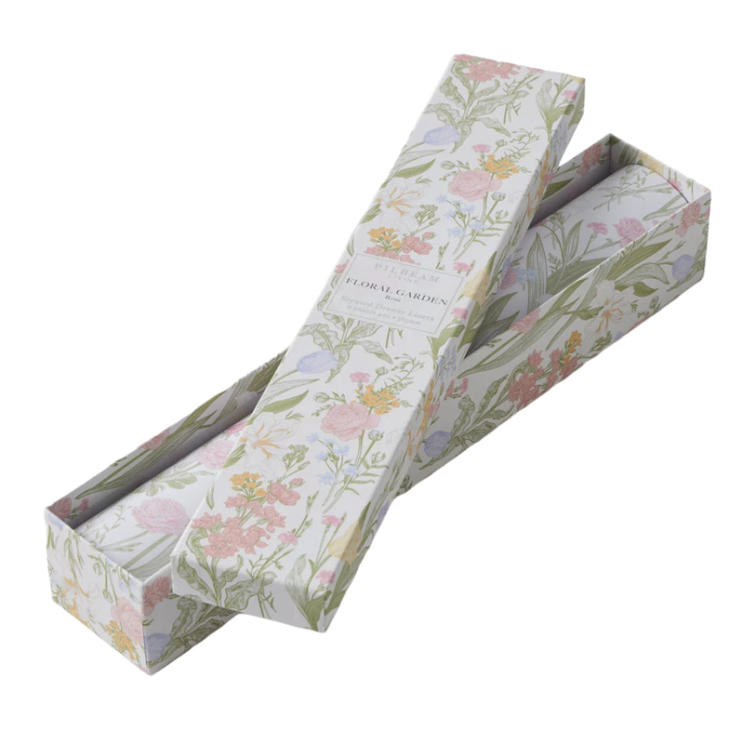 Scented Drawer Liners (6) - Floral Garden Rose