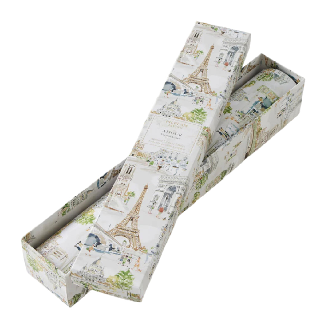 Scented Drawer Liners (6) - Amour French Linen