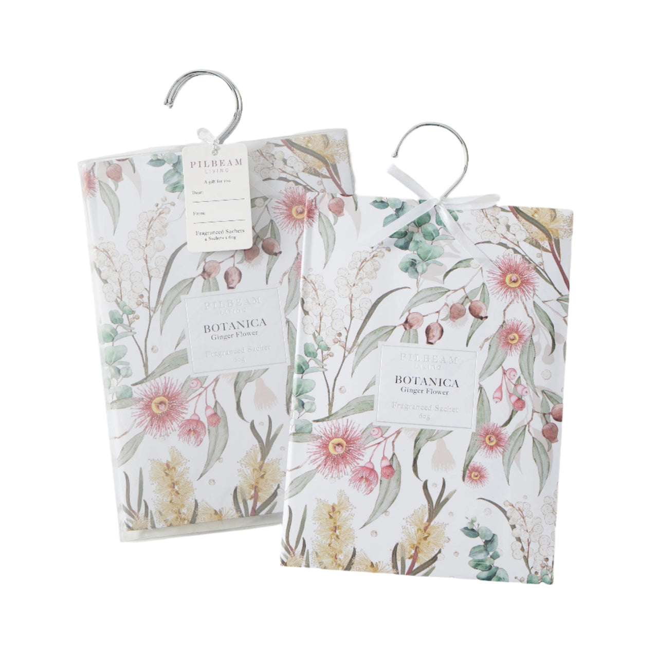 Scented Hanging Sachets (4) - Botanica Ginger Flower