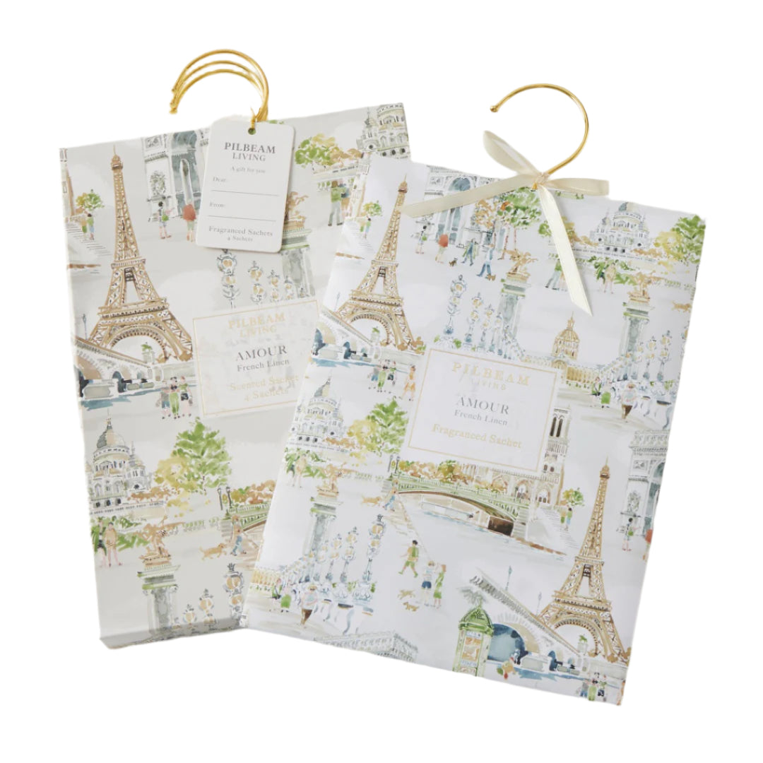 Scented Hanging Sachets (4) - Amour French Linen
