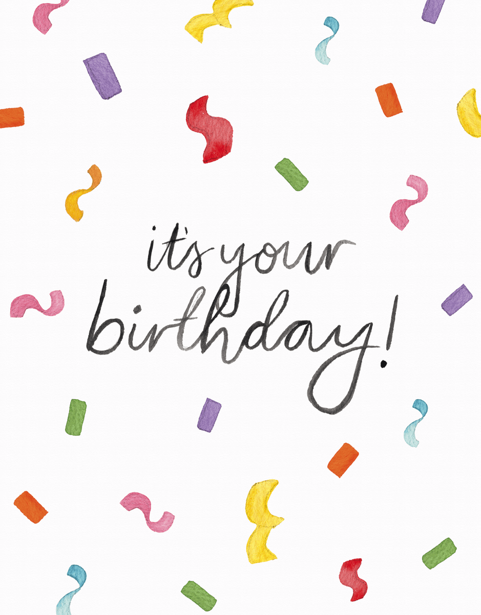 Birthday Confetti Card