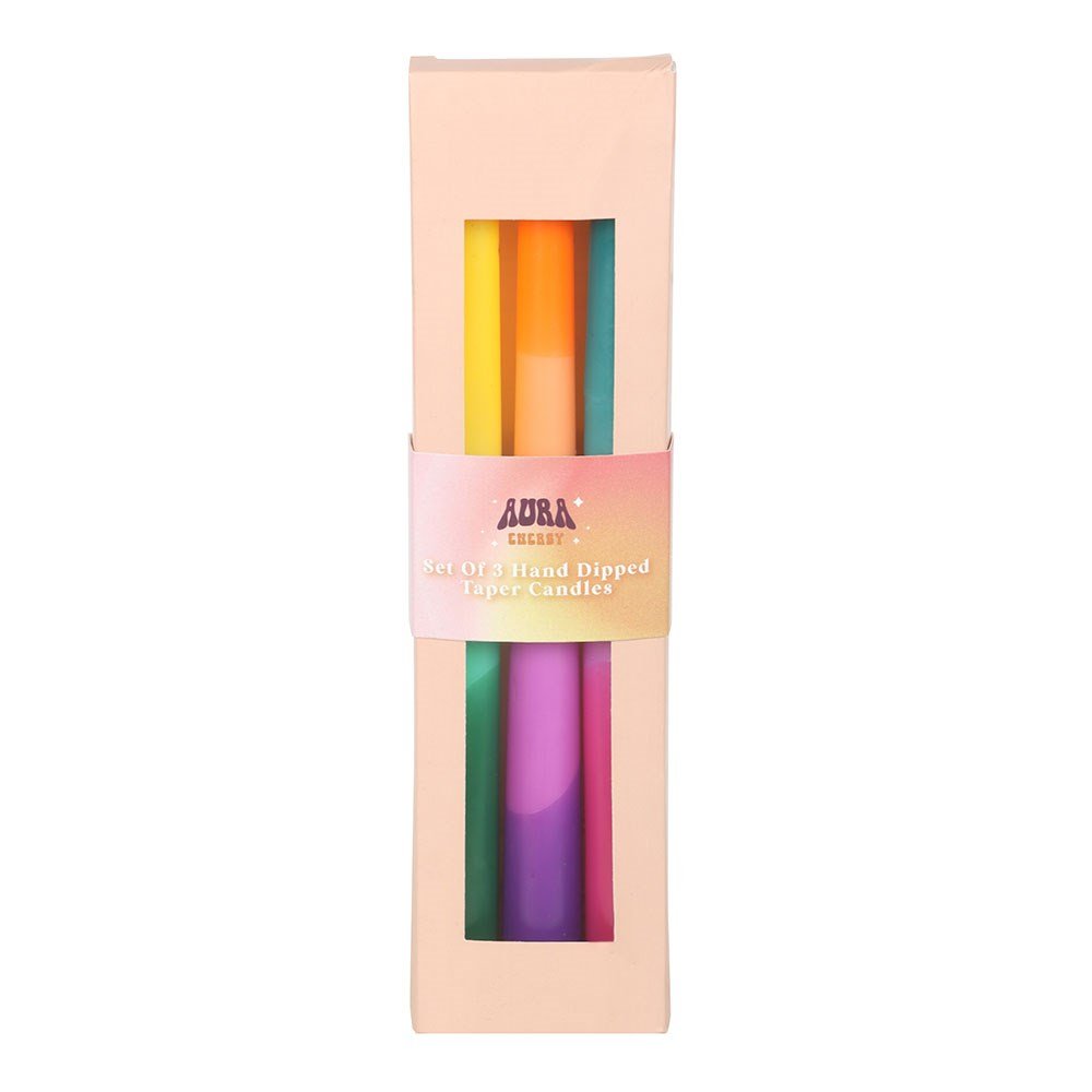Taper Candles - Dipped Aura Energy
