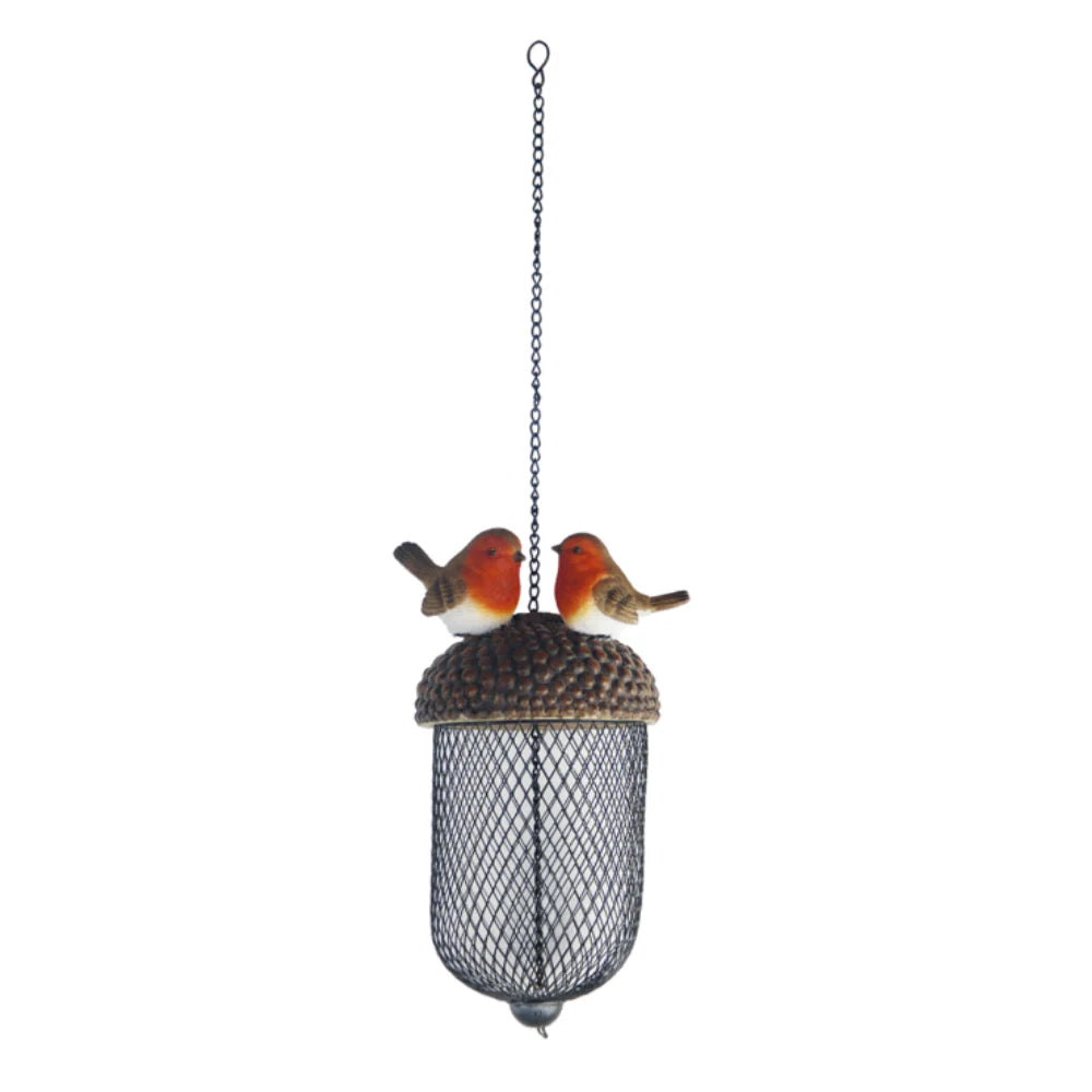 Acorn Bird Feeder - Robin