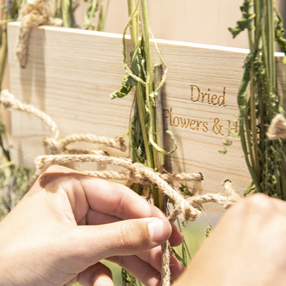 Wooden Herb & Flower Drying Rack