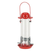 Nature Shades Silo Bird Feeder - Red