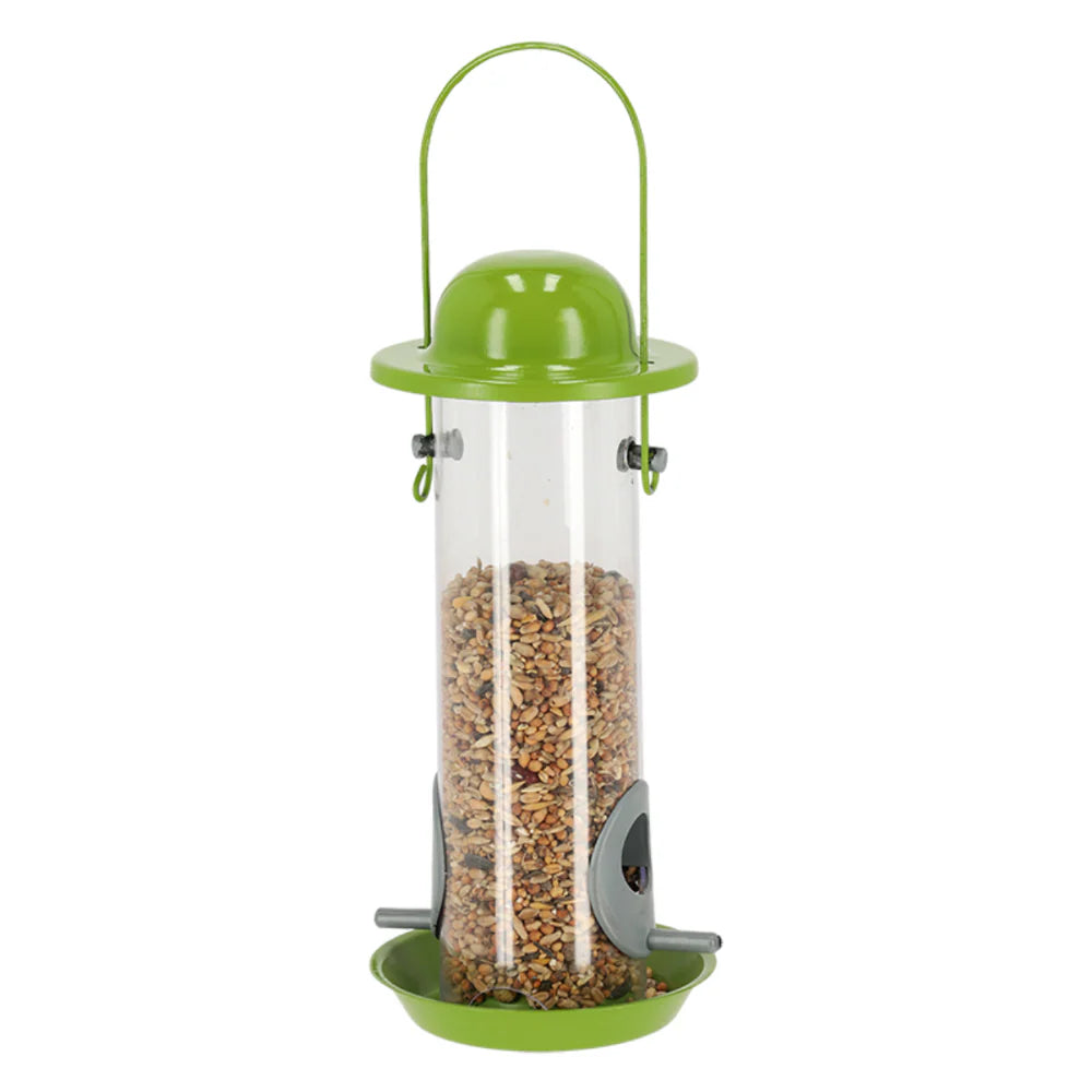 Nature Shades Silo Bird Feeder - Green