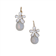 Elaina Gem Earring - White