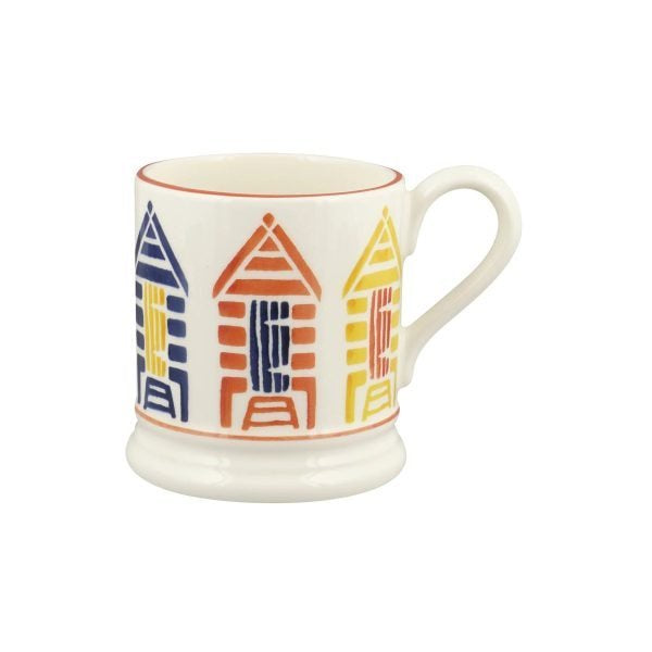 Half Pint Mug - Beach Huts