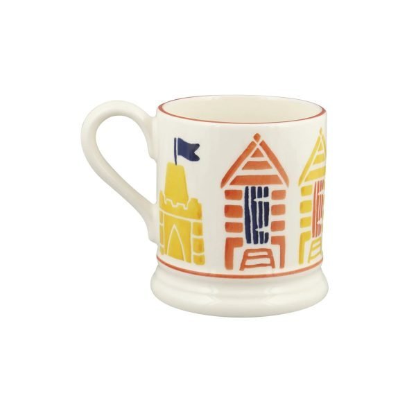 Half Pint Mug - Beach Huts
