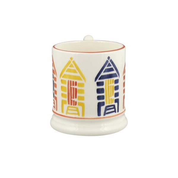 Half Pint Mug - Beach Huts
