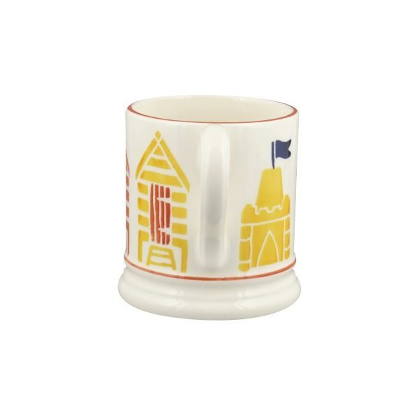 Half Pint Mug - Beach Huts