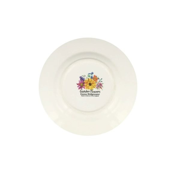 8.5 Inch Round Plate - Garden Flowers