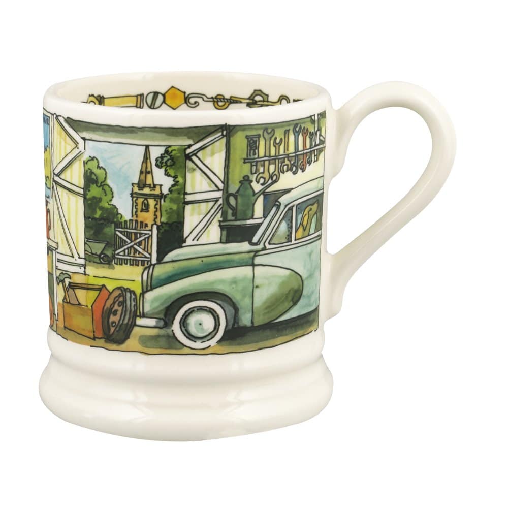Half Pint Mug - Tinkering In The Garage
