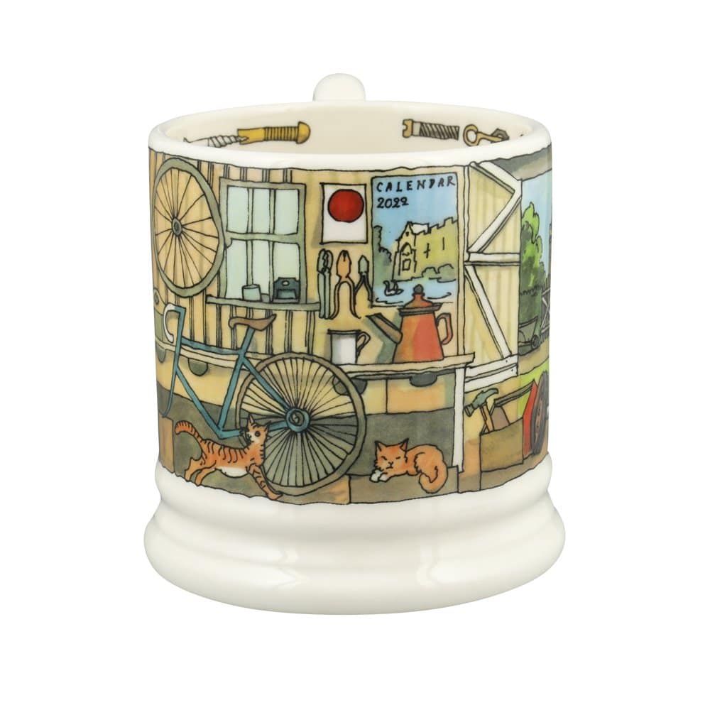 Half Pint Mug - Tinkering In The Garage