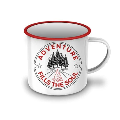 Enamel Mug - Adventure Fills The Soul