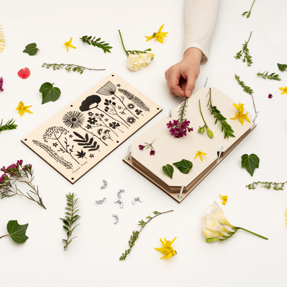 Large Flower Press - Silhouette