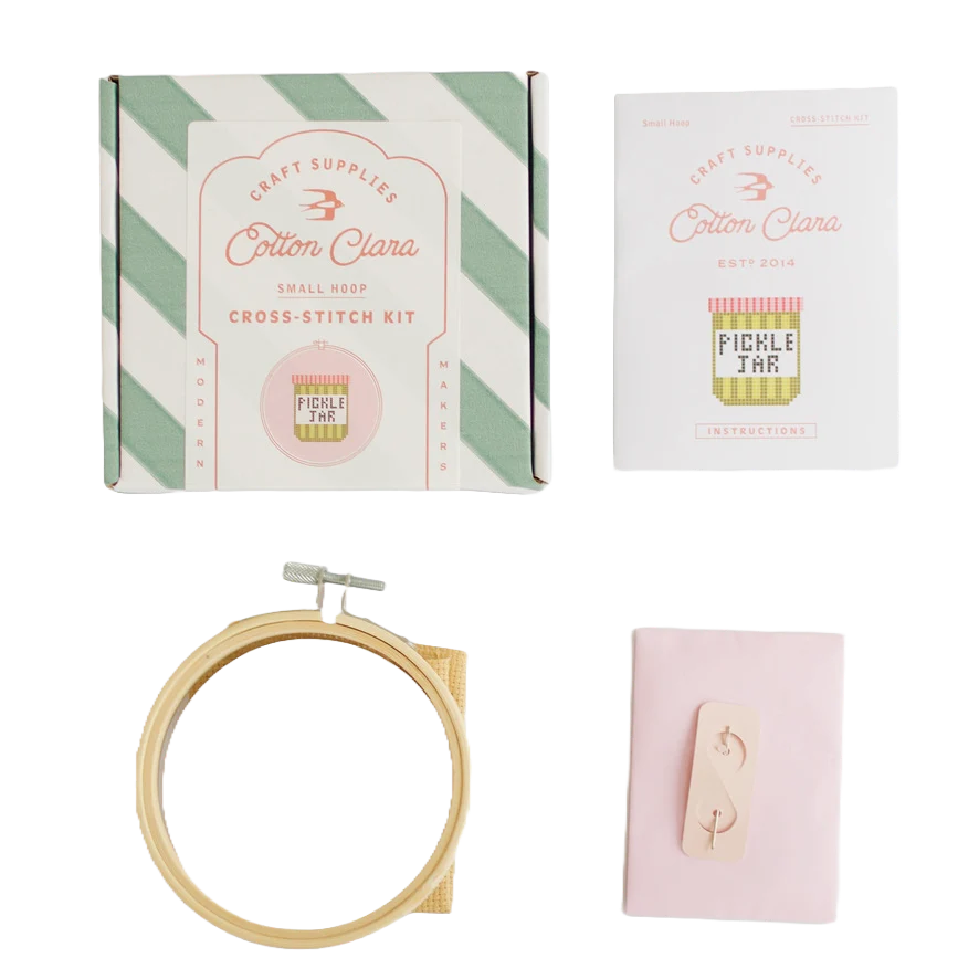 Cross-Stitch Kit - Pickle Jar