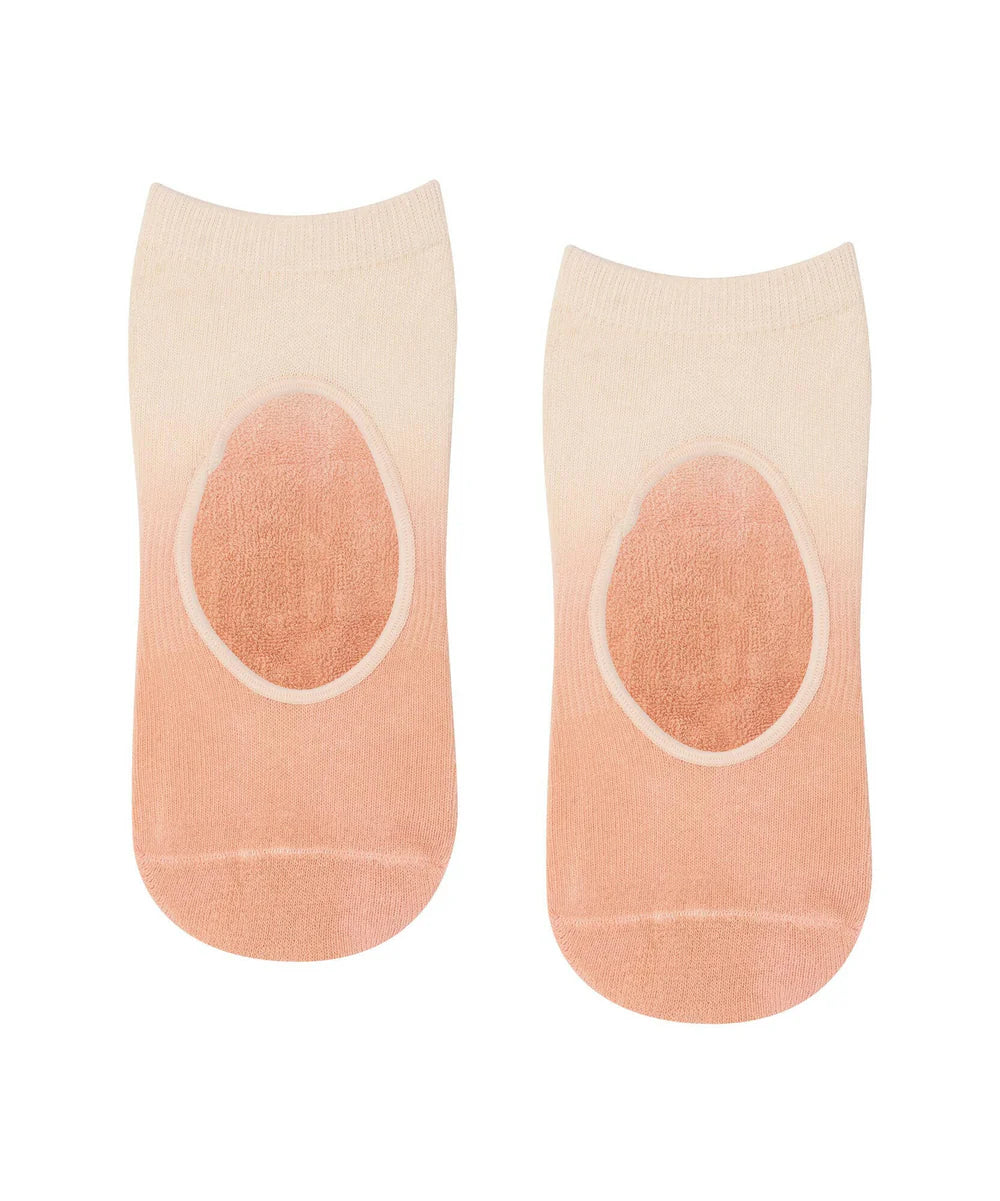 Slide On Grip Socks - Fade Coral