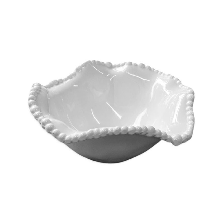 Melamine Pearl Bowl 20cm – White