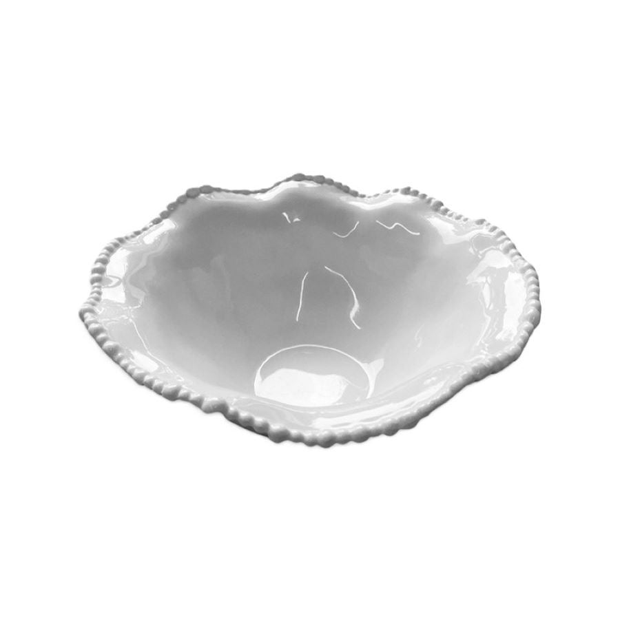 Melamine Pearl Bowl 28cm – White