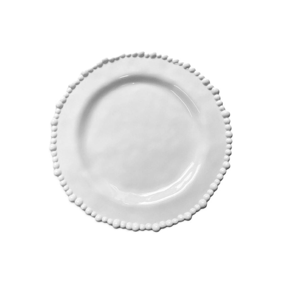 Melamine Pearl Side Plate – White