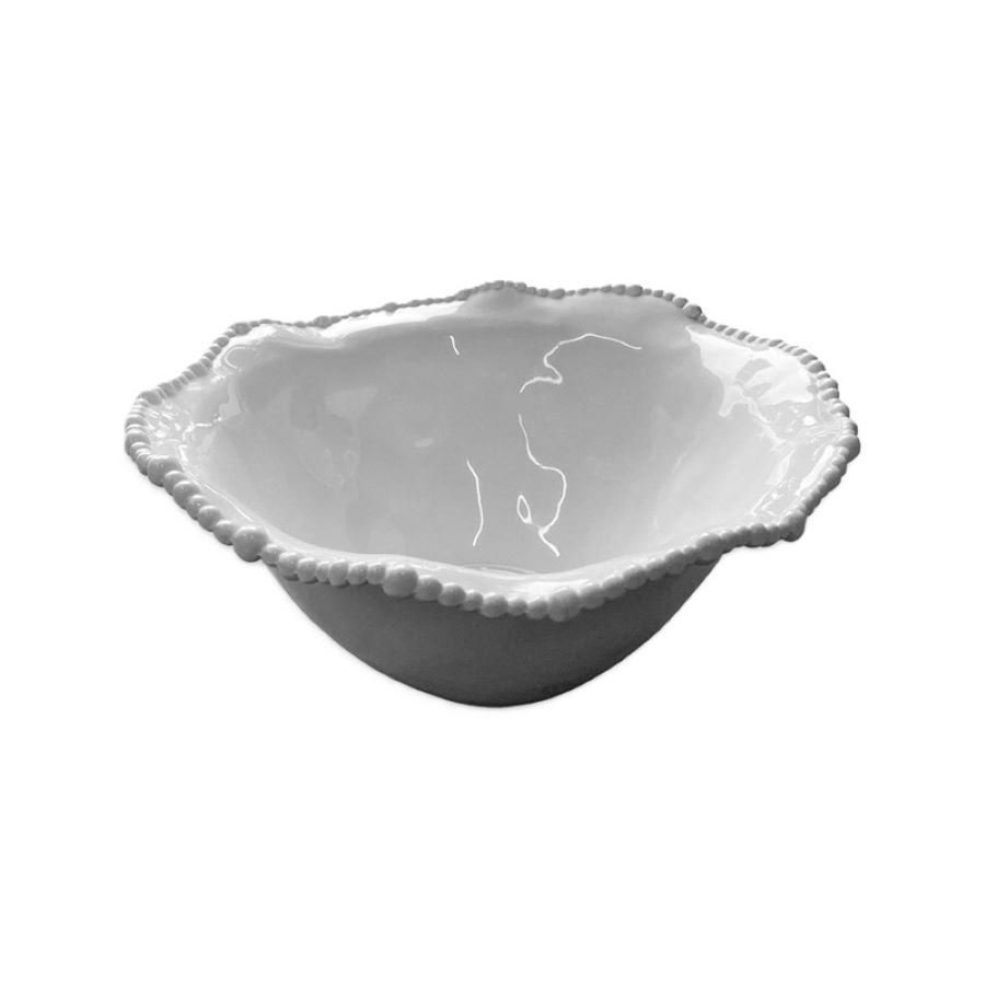 Melamine Pearl Bowl 35cm – White