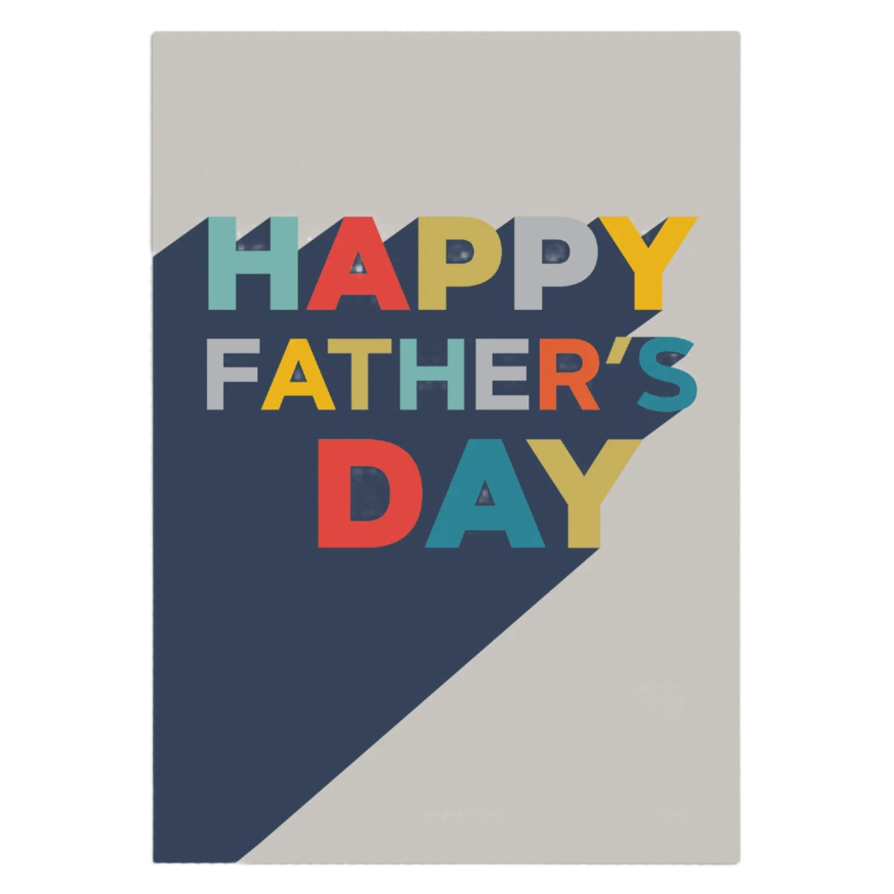 Happy Father's Day Shadow Card