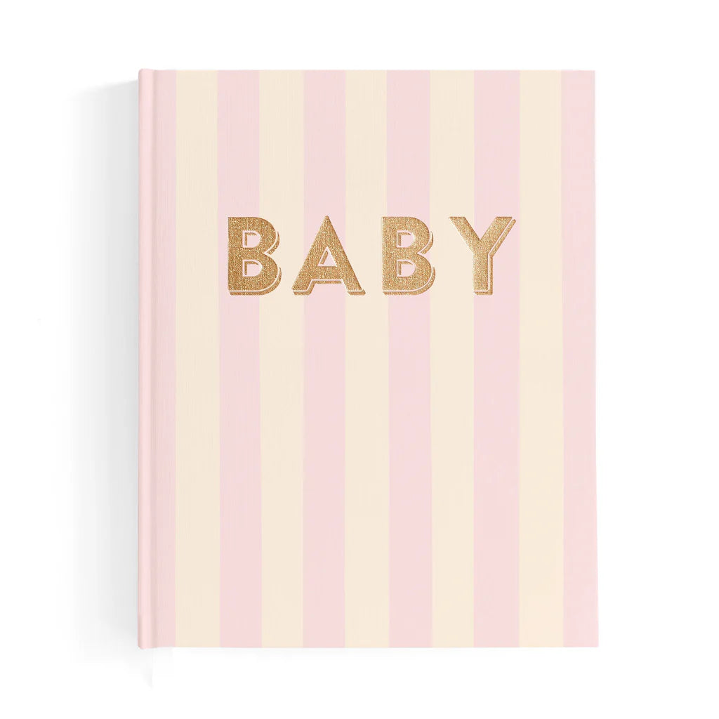 Unboxed Baby Book - Petal Stripe