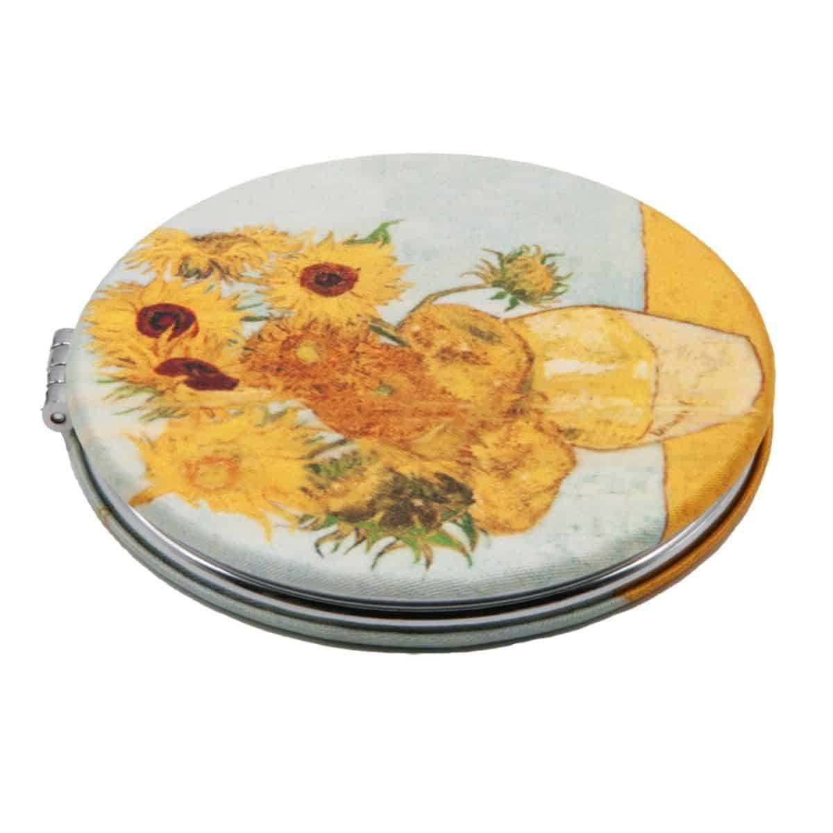 Fridolin Pocket Mirror - Van Gogh, Sunflowers