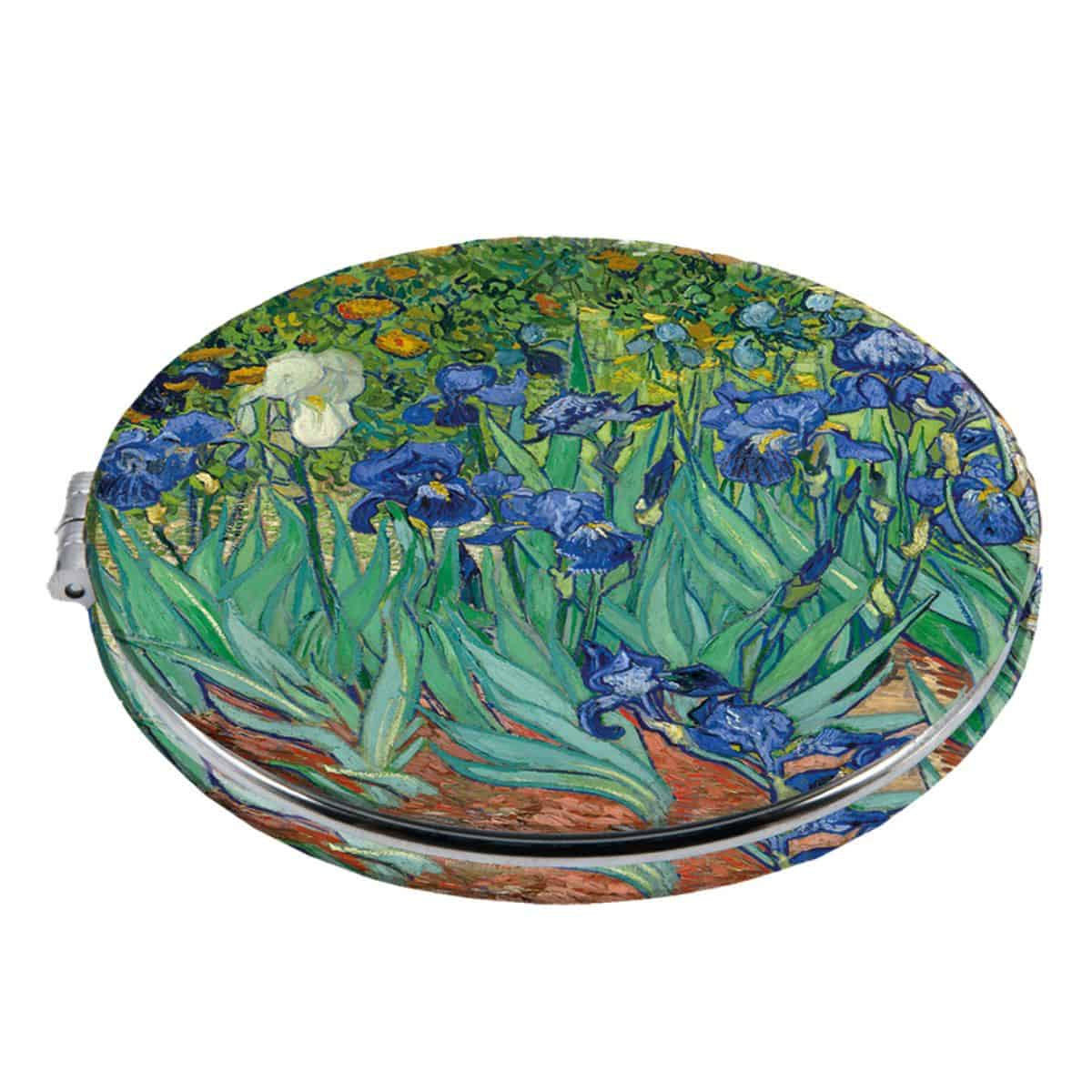 Fridolin Pocket Mirror - Van Gogh, Irises