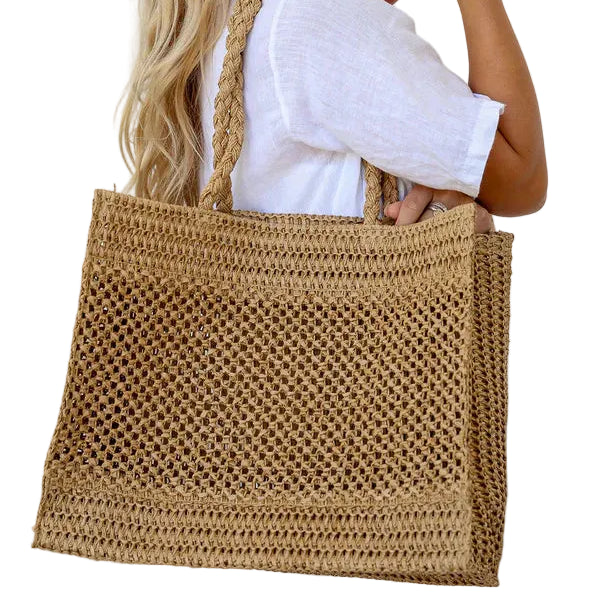 Crochet Bag - Tan