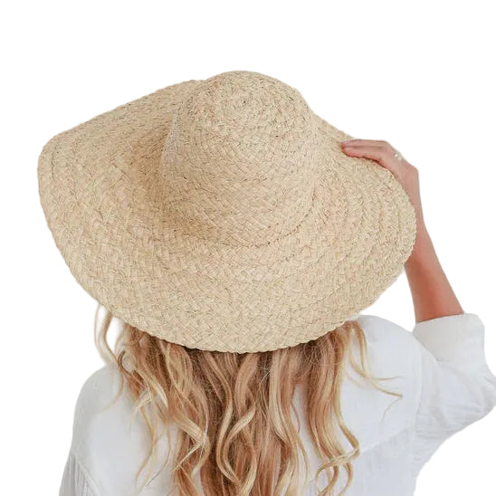 Wide Brim Straw Sun Hat