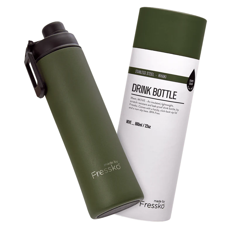 Move Drink Bottle 660mL - Khaki