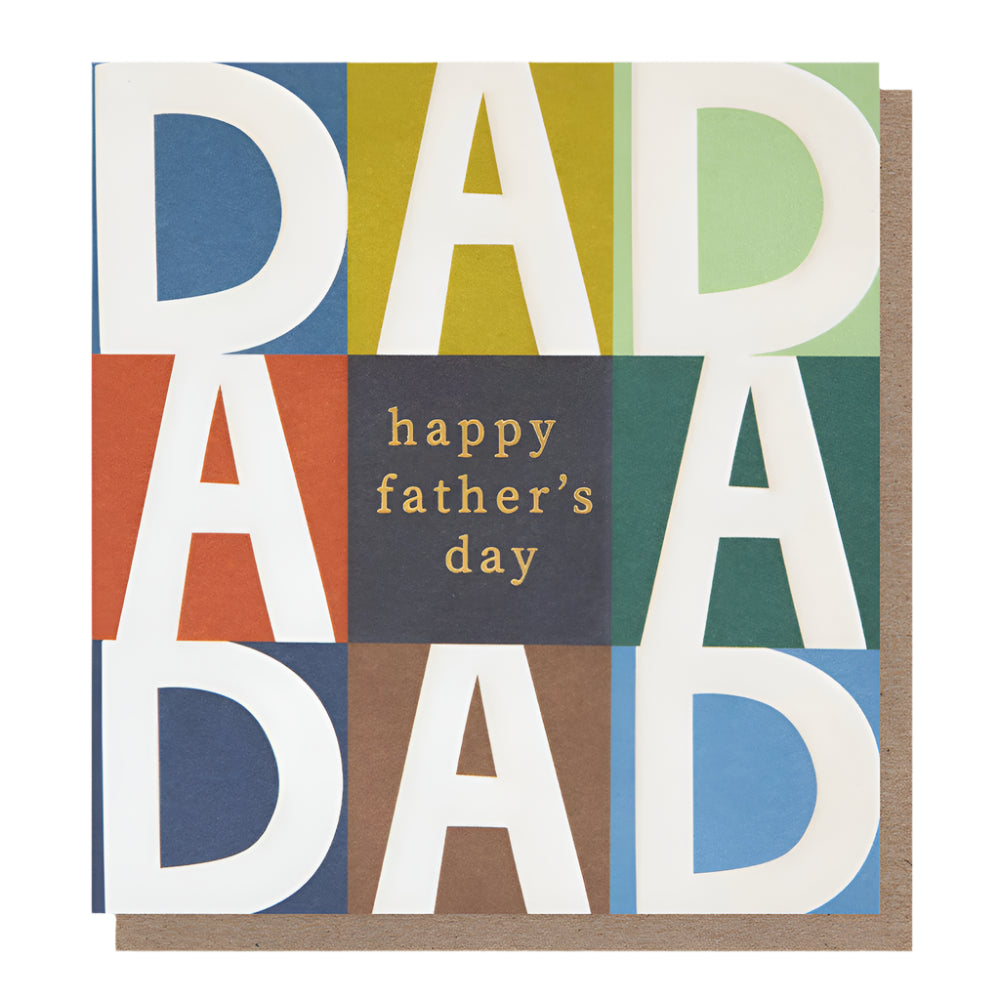 Happy Father's Day Dad Grid Card