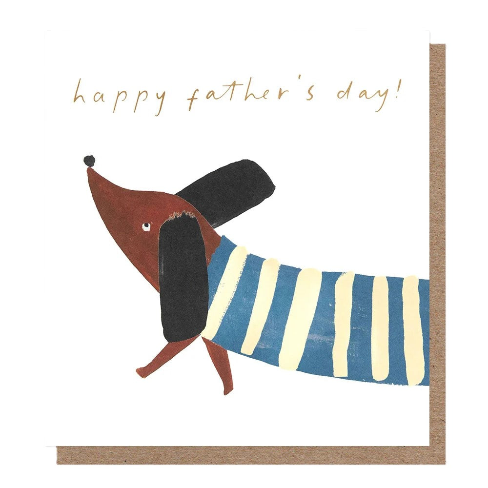 Happy Father's Day Sausage Dog Card