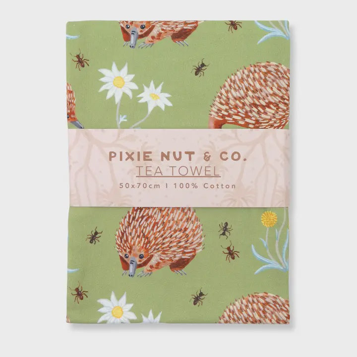 Australian Tea Towel - Echidna