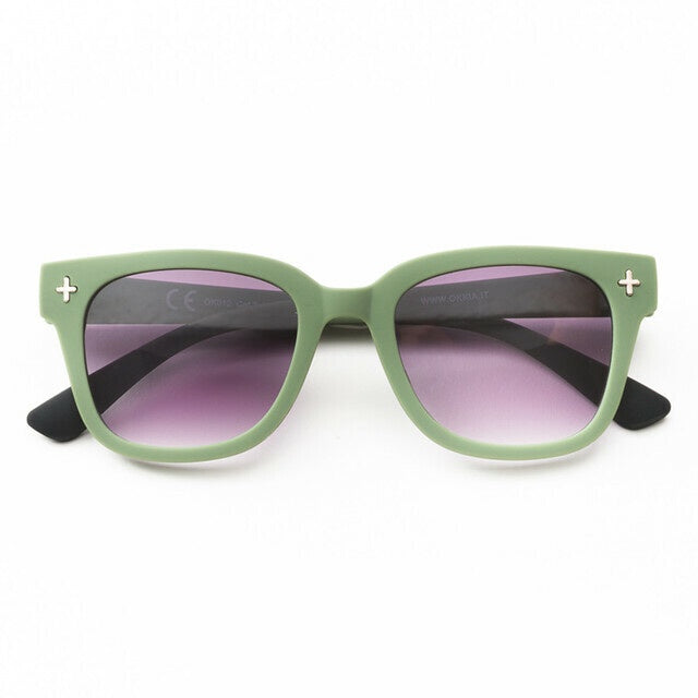 Okkia Sunglasses - Giovanni Green Kale