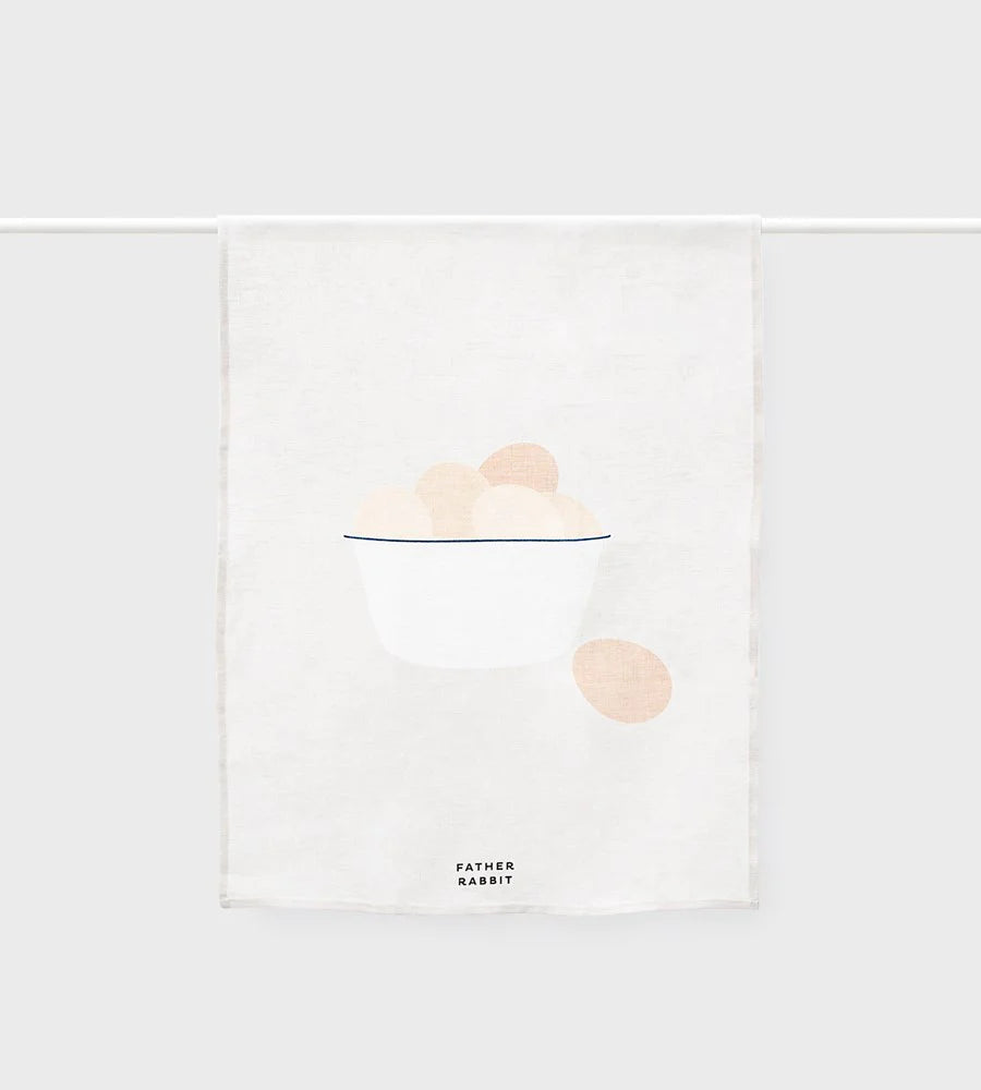 Father Rabbit Tea Towel