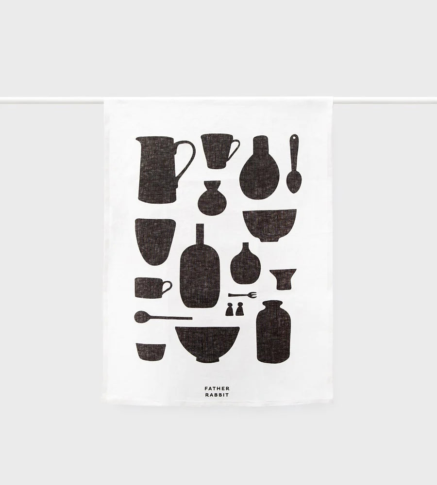 Father Rabbit Tea Towel