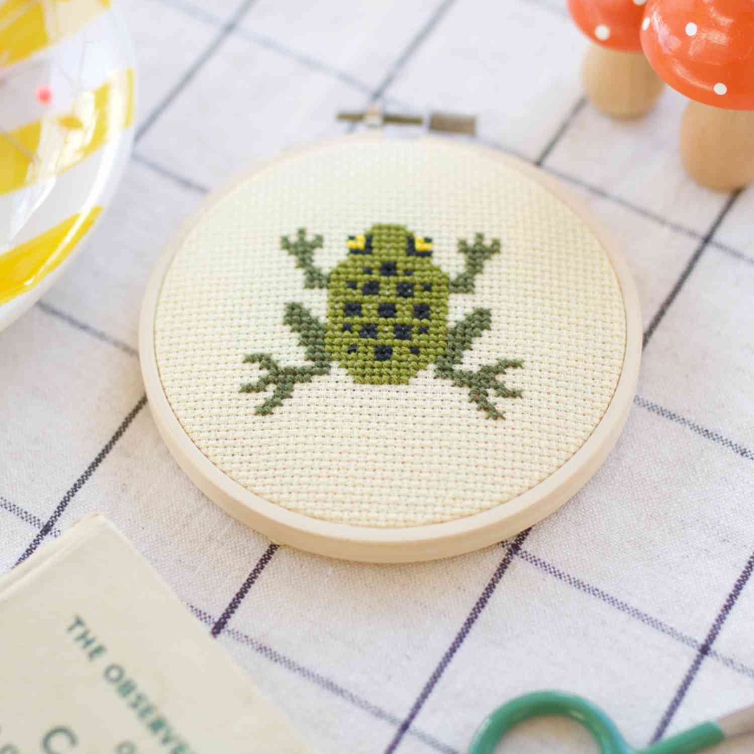 Cross-Stitch Kit - Frog